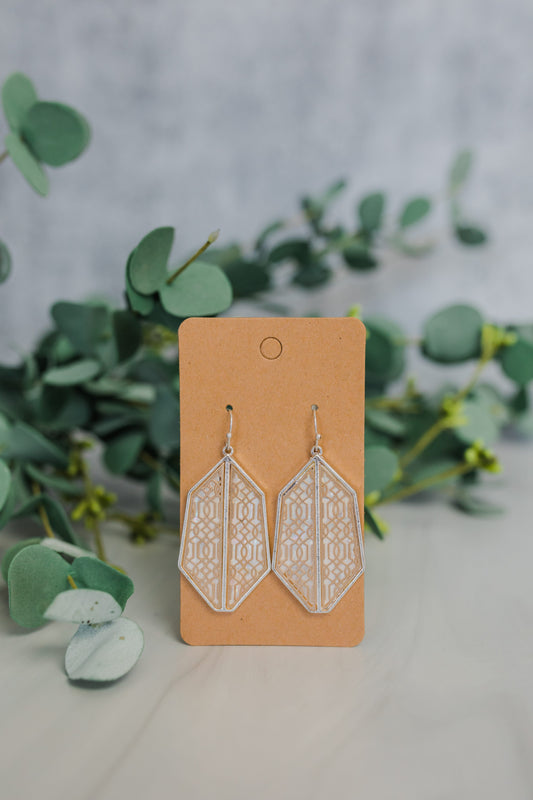 Willow Heptagon Earrings