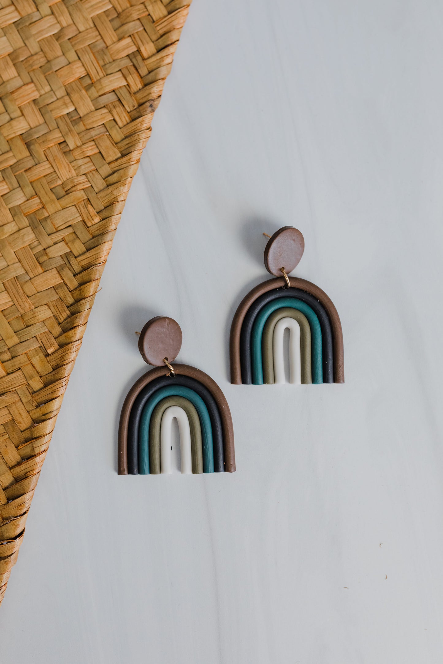 Clay Rainbow Earrings