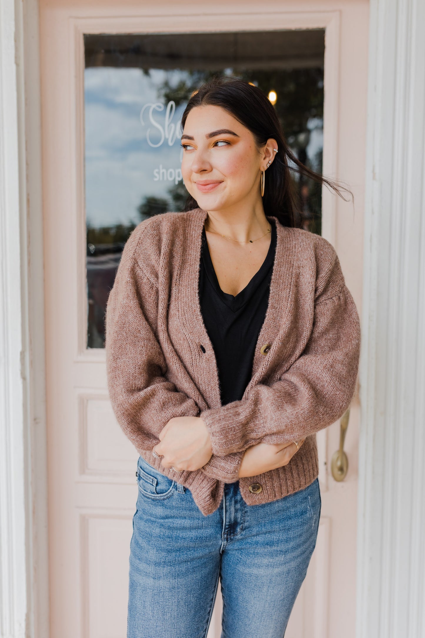 Grab the Cocoa Cozy Knit Cardigan