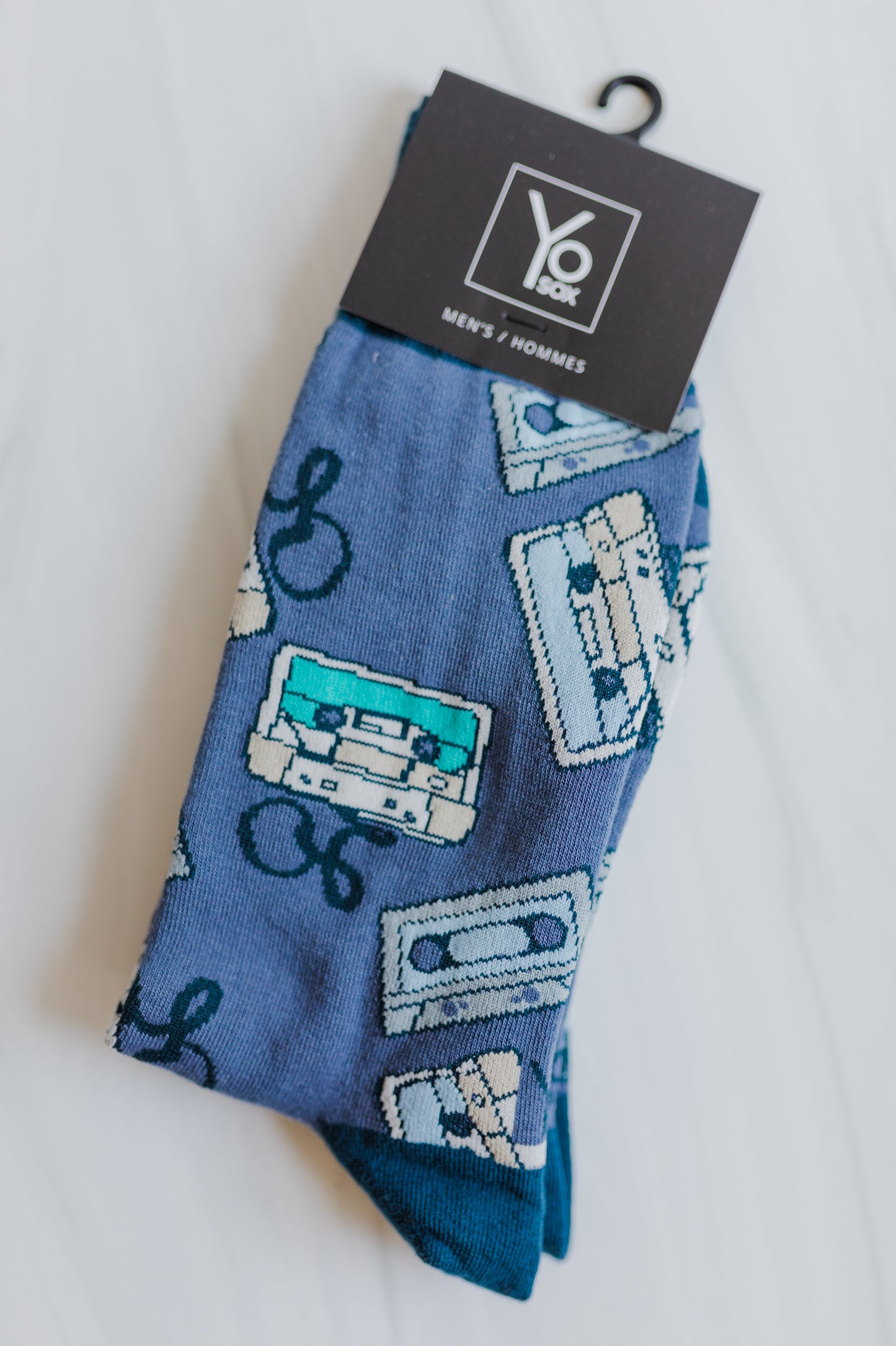 Men's Crew Socks Cassette Tape