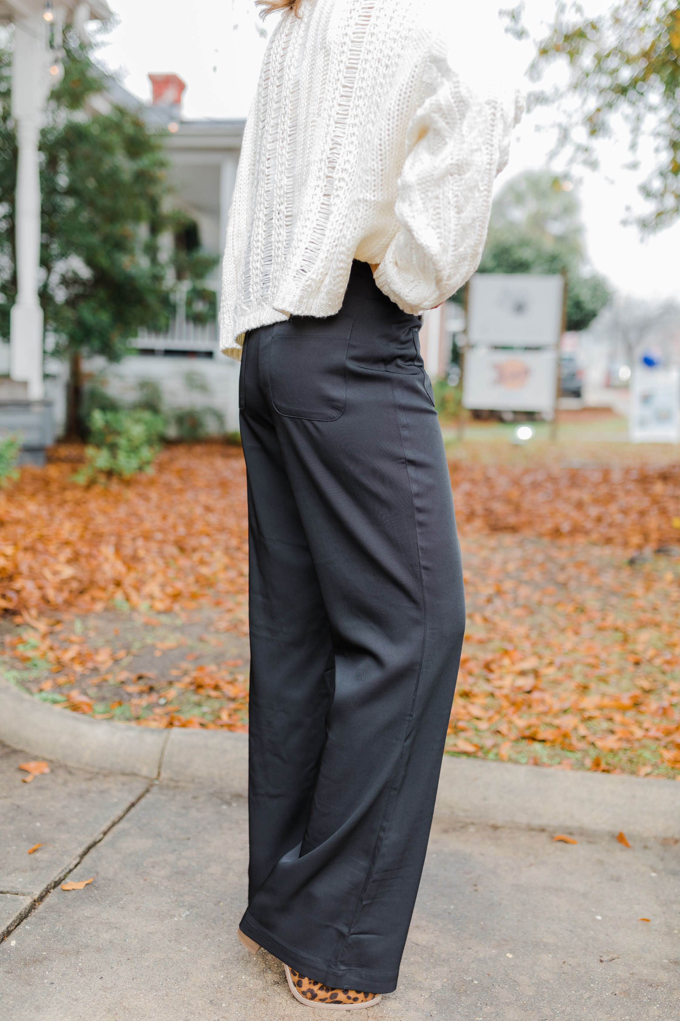 Straight leg fashion business pants