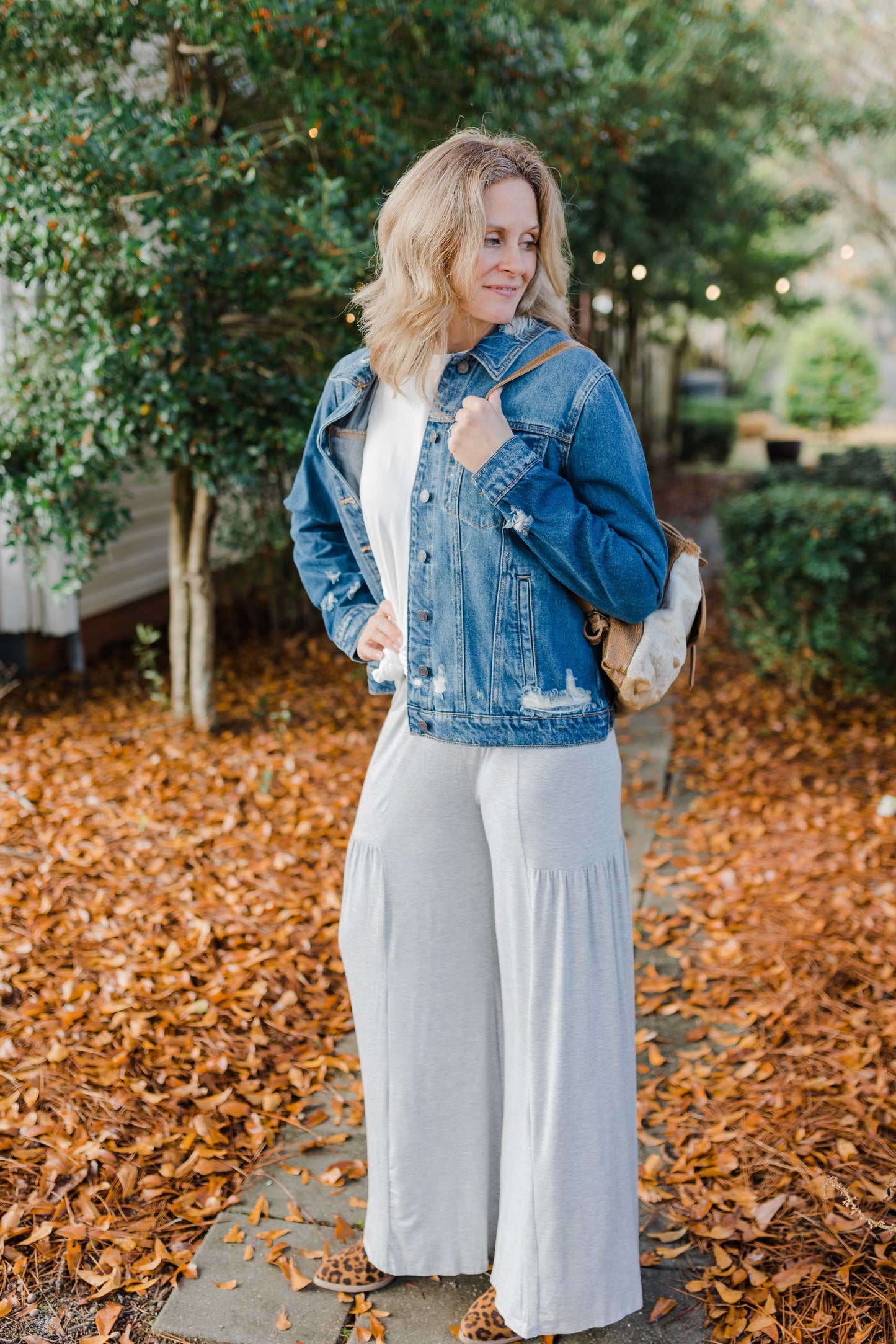 Relax and Have Fun Cozy Ruffle Pants