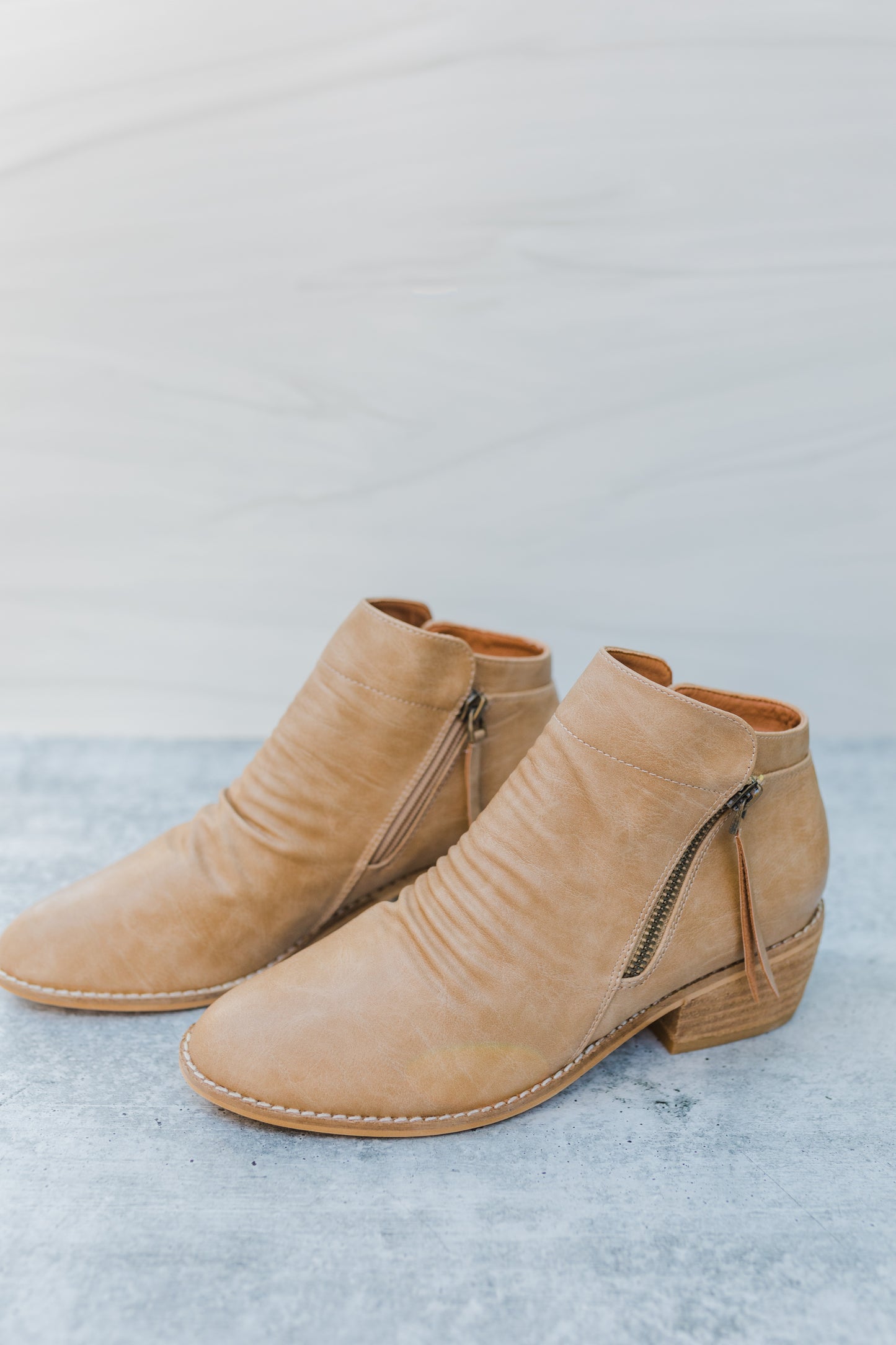 Corky's Butternut Bootie in Taupe