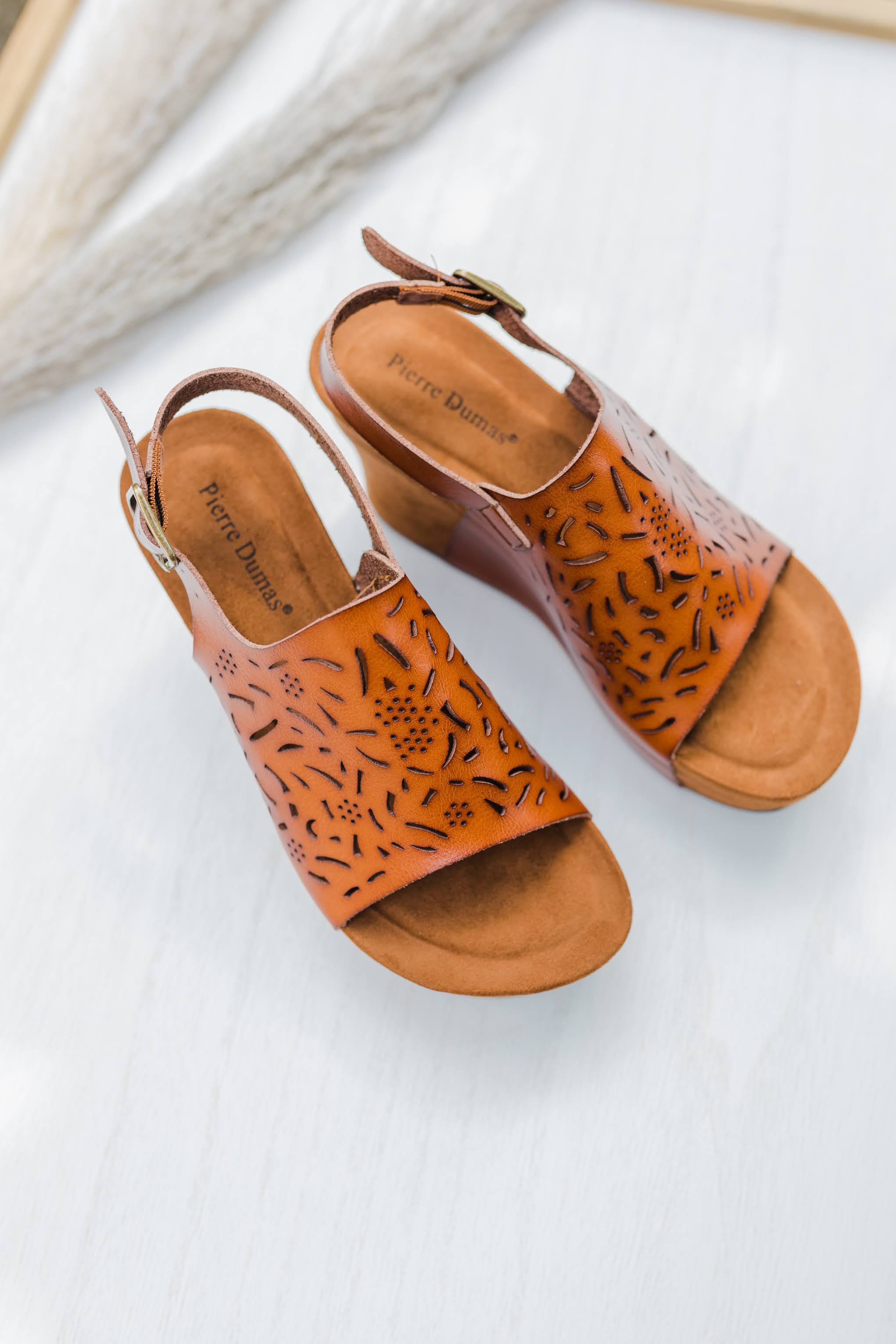 FINAL SALE Hattie Brown Laser Cut Wedges – Shoppe3130