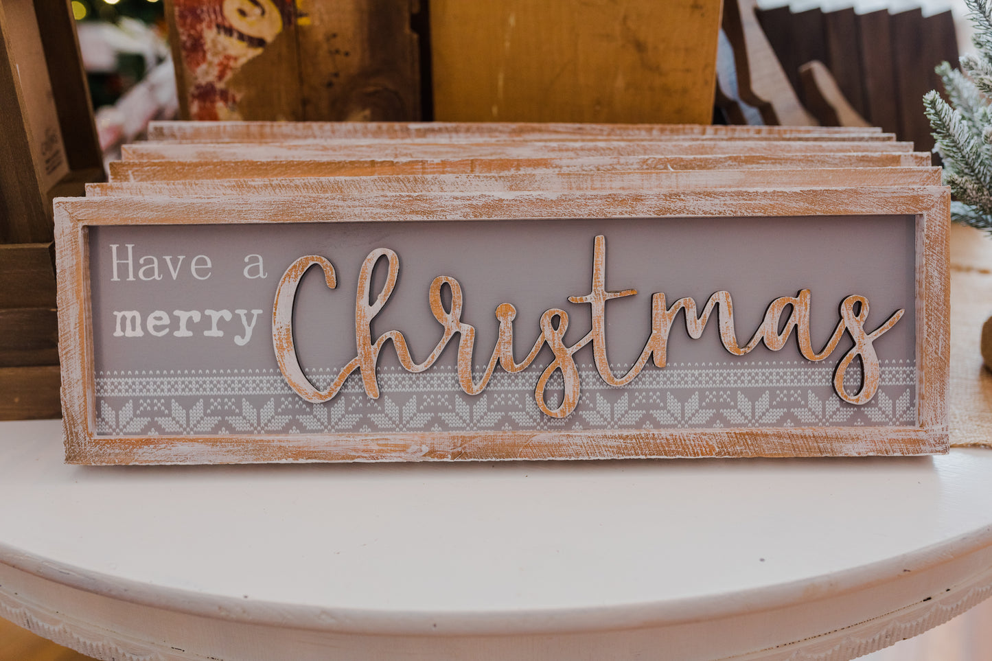Christmas Sweater 3D Frame SIgn