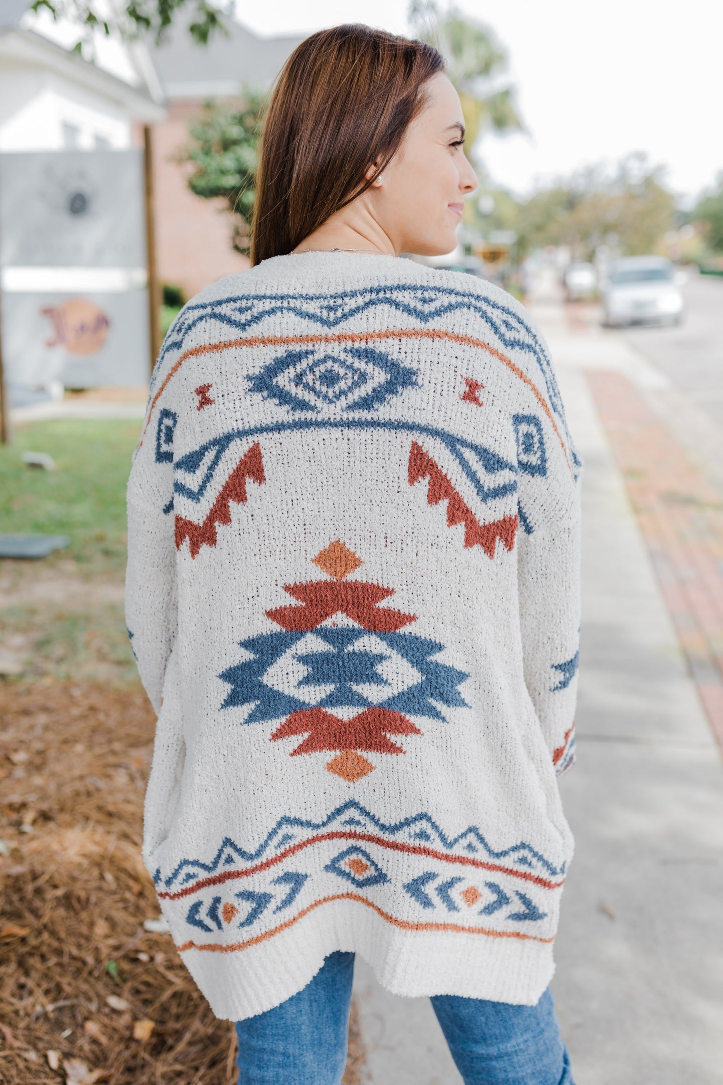 Middle of the Mountains Aztec Cardigan