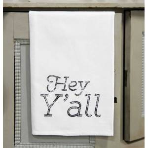 "Hey Y'all" Tea Towel