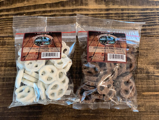 Yogurt and Chocolate Covered Pretzels