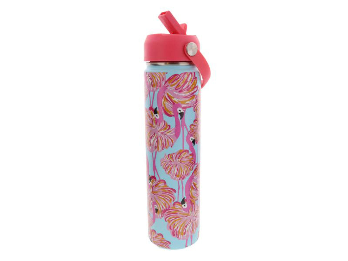 Shake Your Feathers 24 Oz. Skinny Bottle With Straw Cap