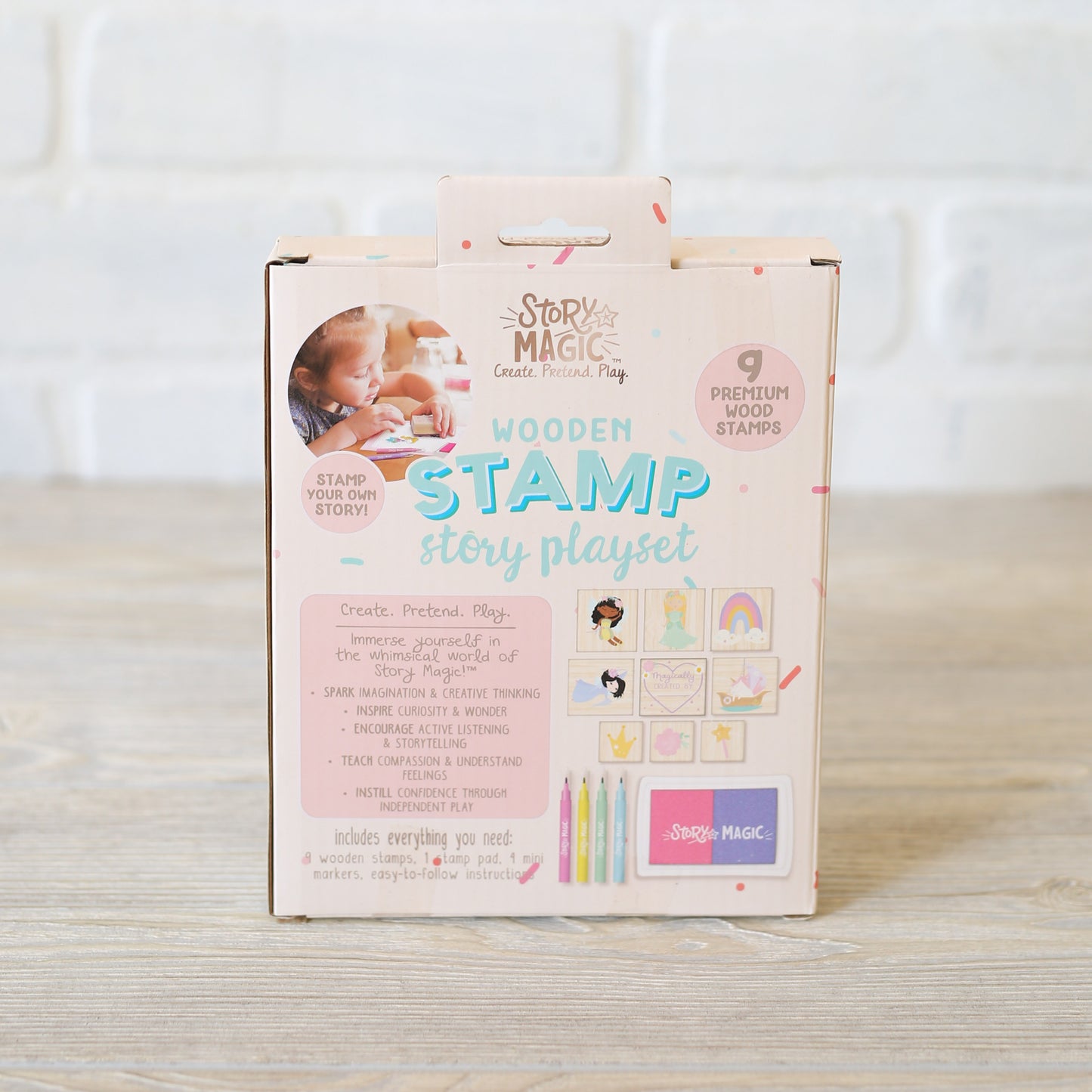 Story Magic Wooden Princess Stamp Set