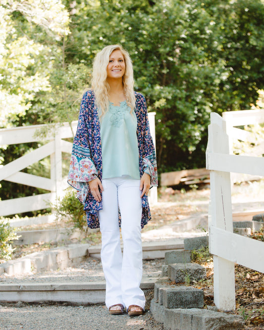 White Cello Denim Flares - Shoppe3130