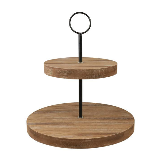 Wood Tiered Tray