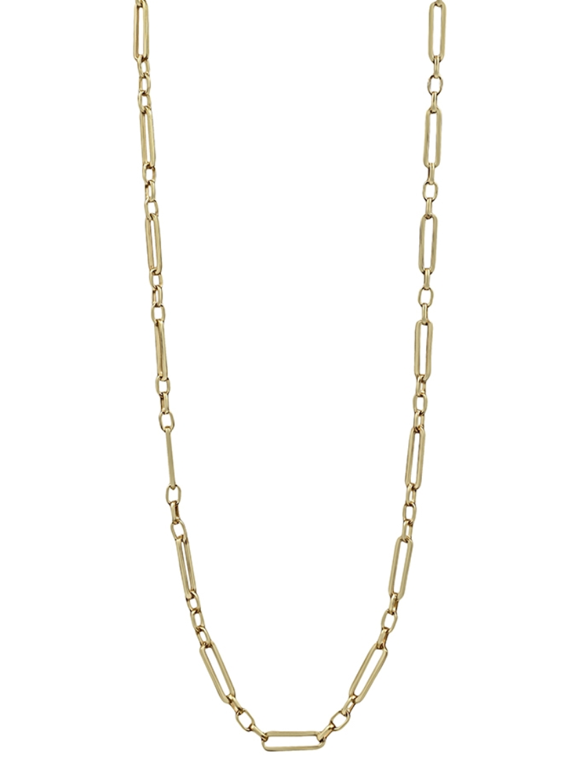Matte Gold Link Chain Necklace - Shoppe3130