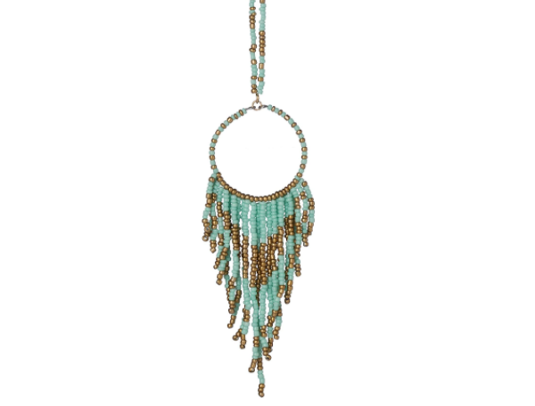 Seed Bead Dream Catcher Necklace - Shoppe3130