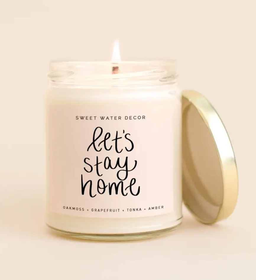 Sweet Water Let's Stay Home Soy Candle