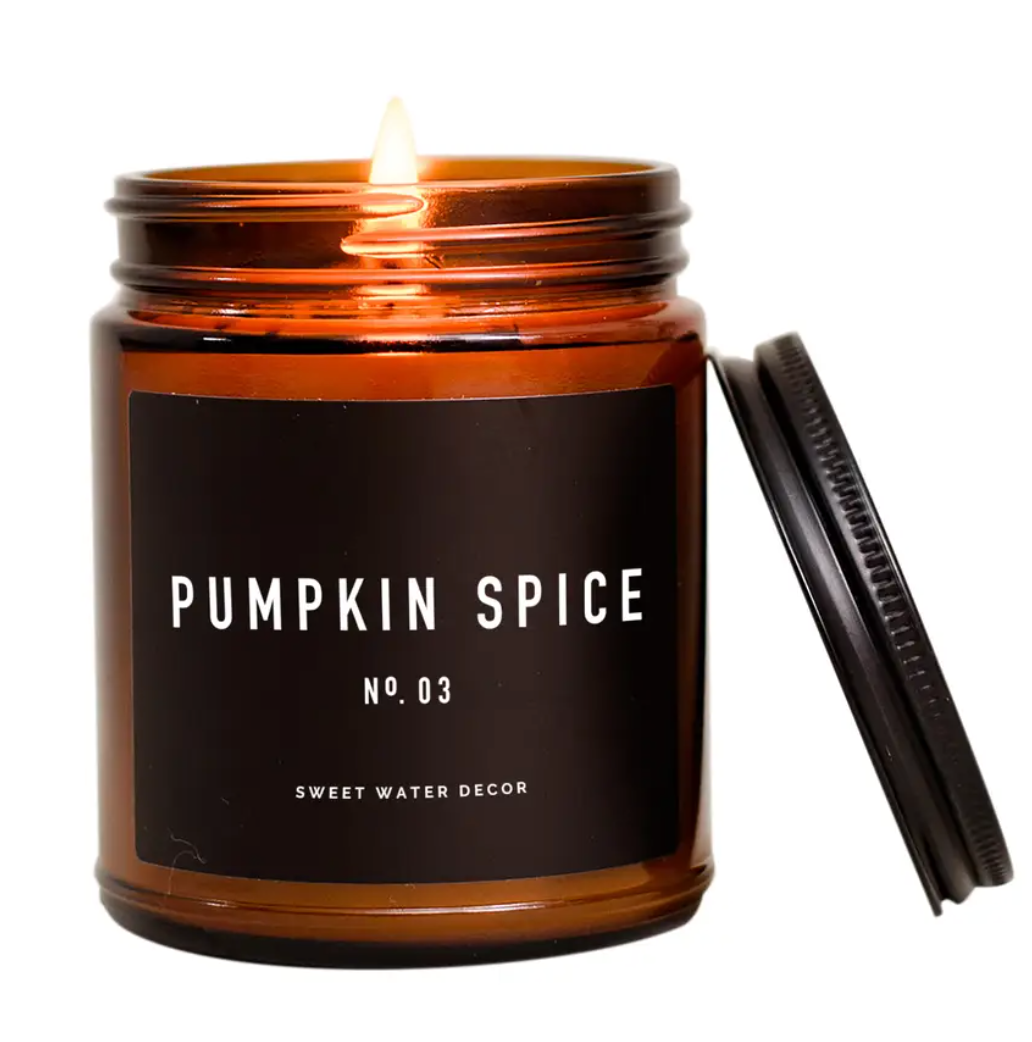 Amber Pumpkin Spice Soy Candle