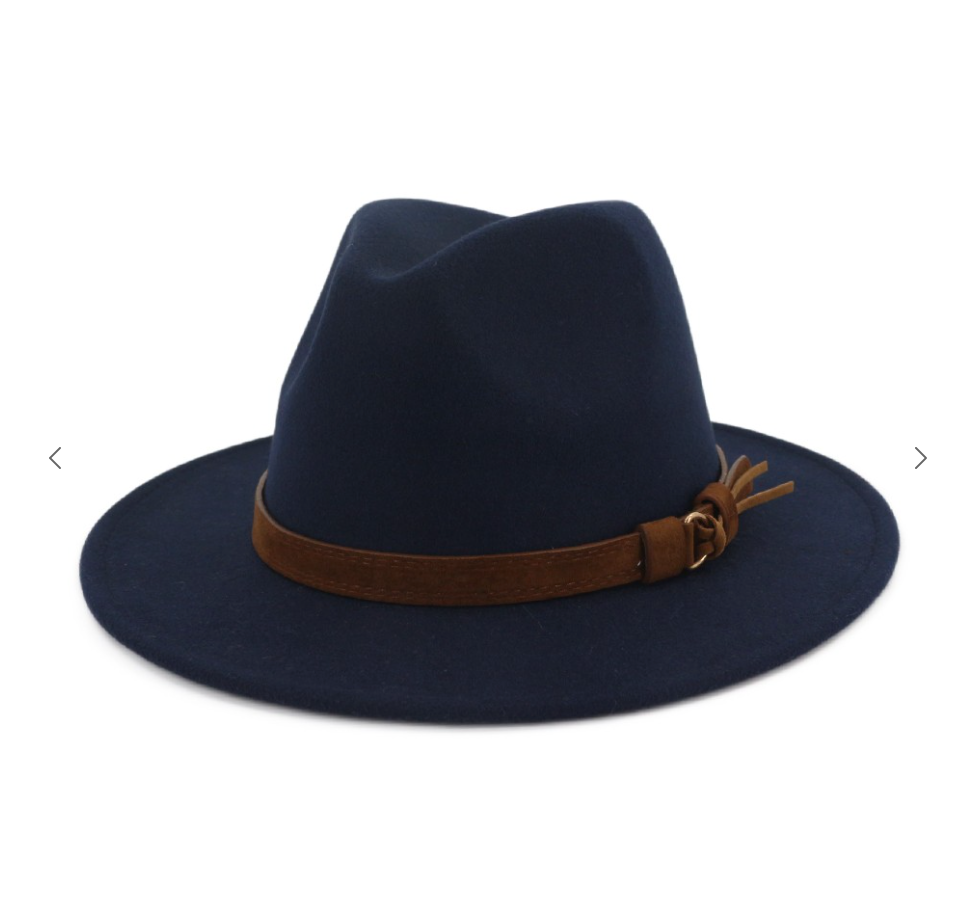 Black Dandy Point Panama Hat