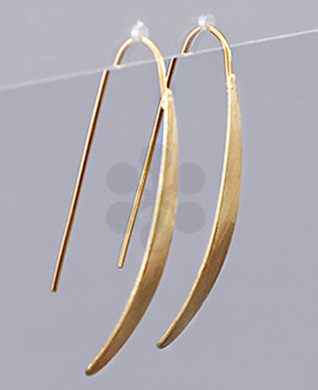 Quinn Gold Drop Bar Earrings