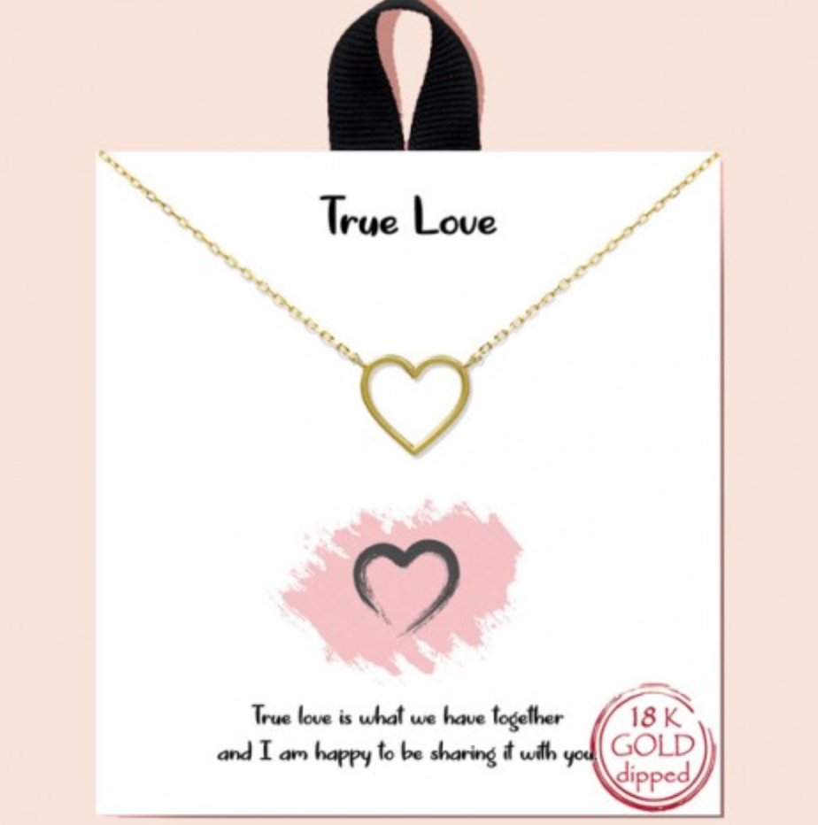 True Love Heart Necklace