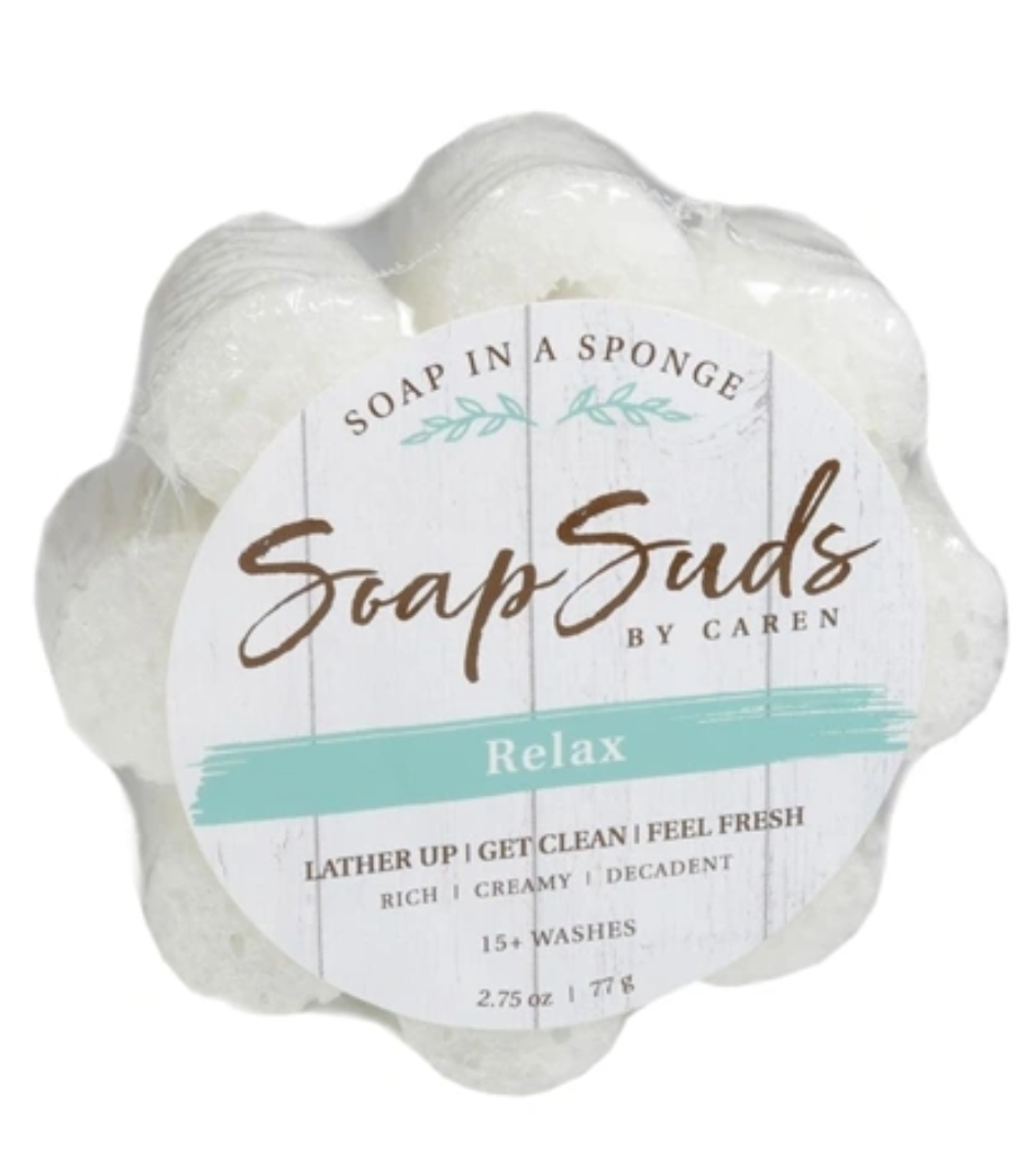 Shower Soap Sudz Sponge Relax