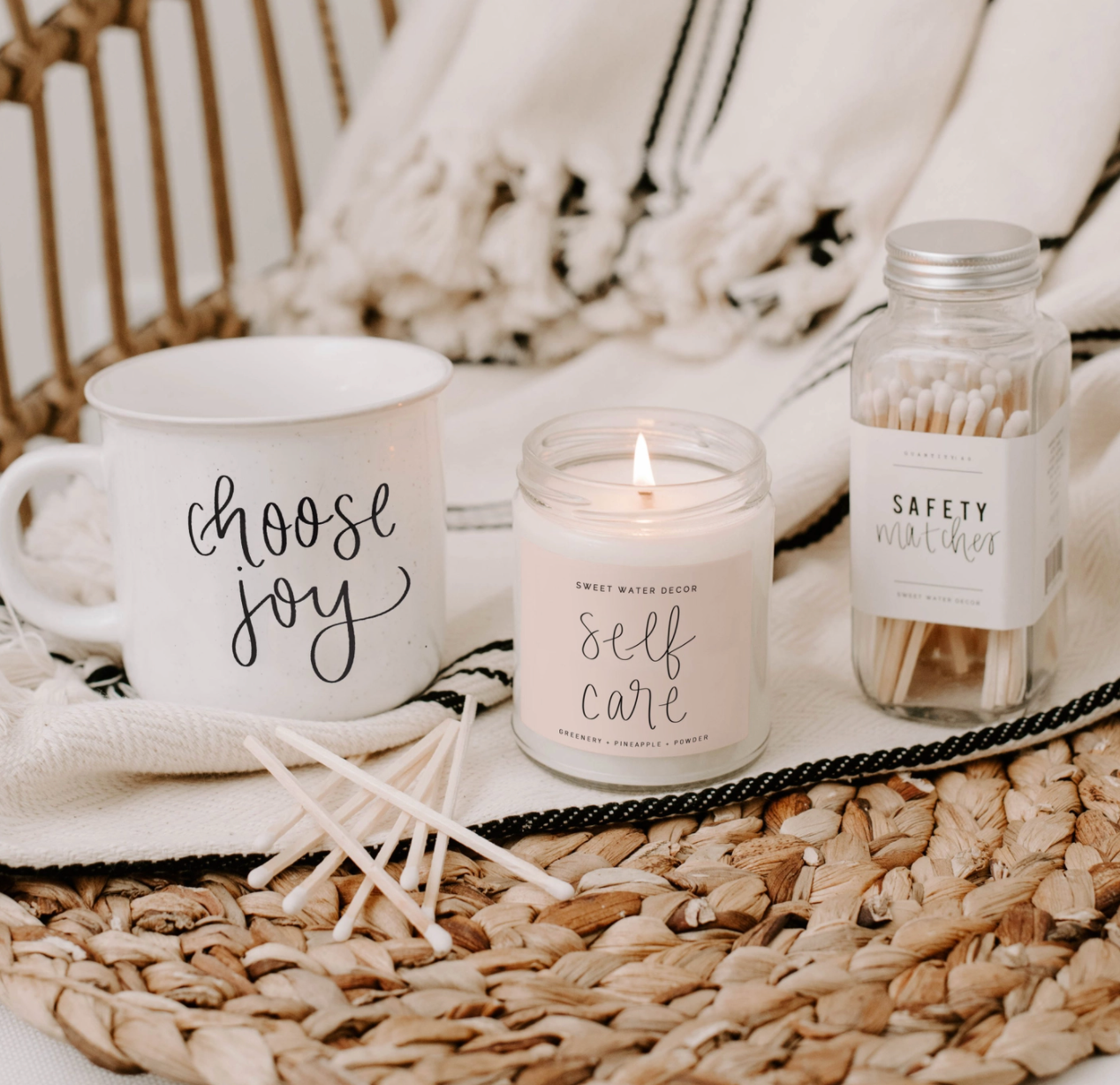 Self Care Soy Candle by Sweet Water