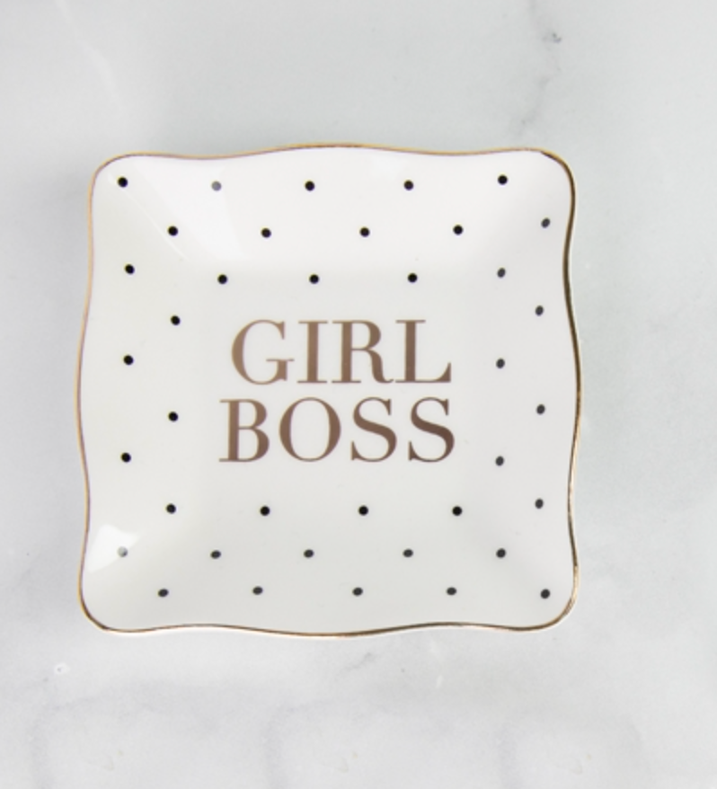 Ceramic Girl Boss Tray