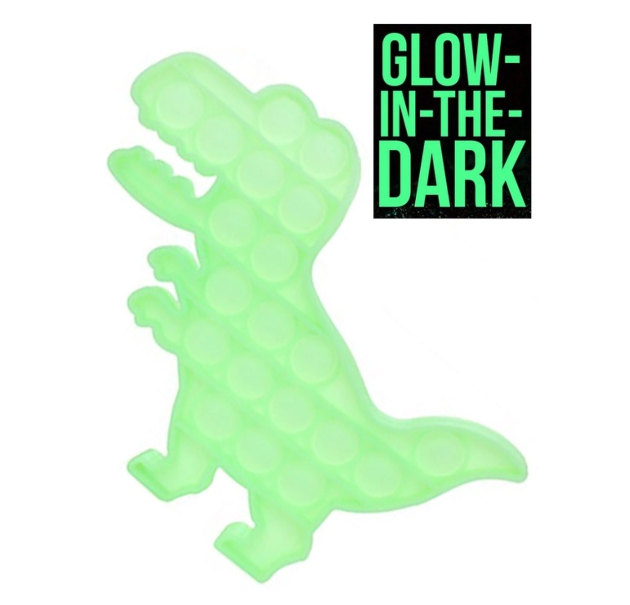 Glow in the Dark Push Pop Bubble Fidget Toy