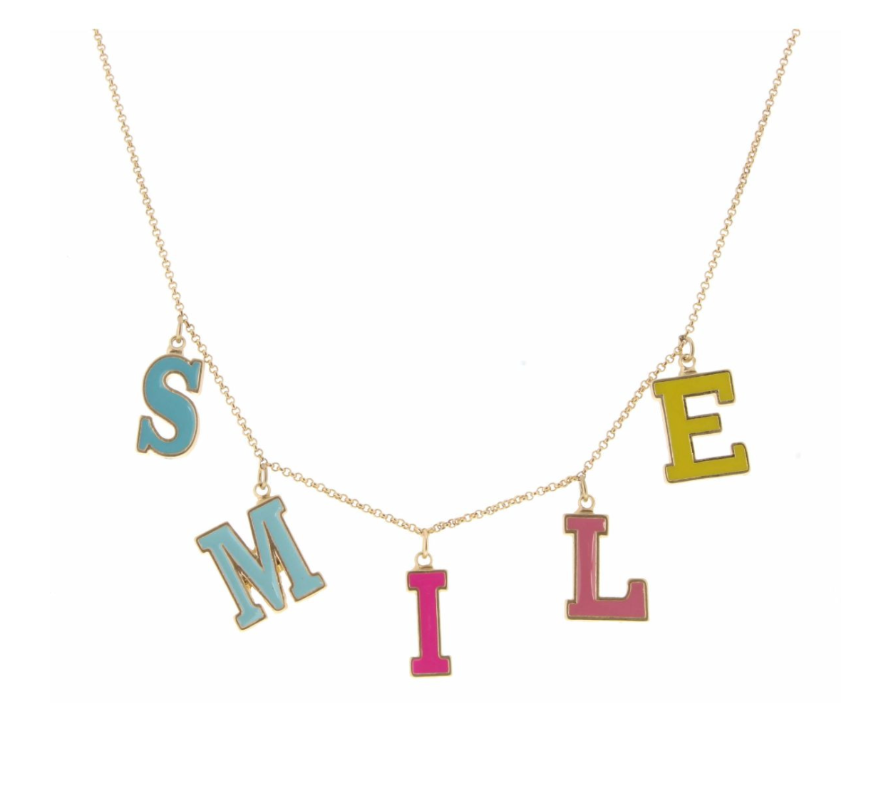 Jane Marie Enamel Kids Say It! Necklaces