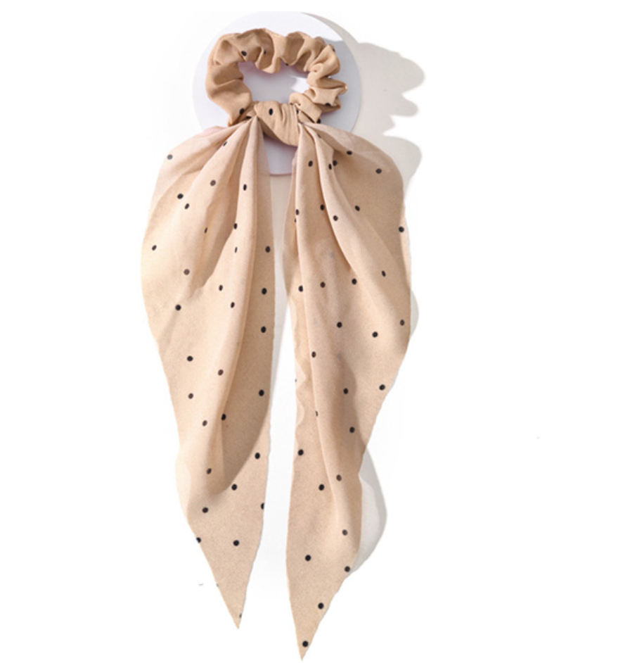 Nudel Polka Dotted Hair Scarf