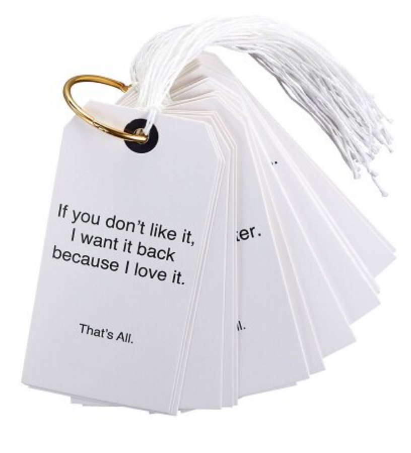 Gift Tag Book- That's All.