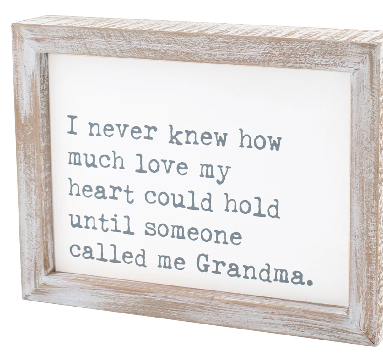 Grandma Heart Hold Framed Sign