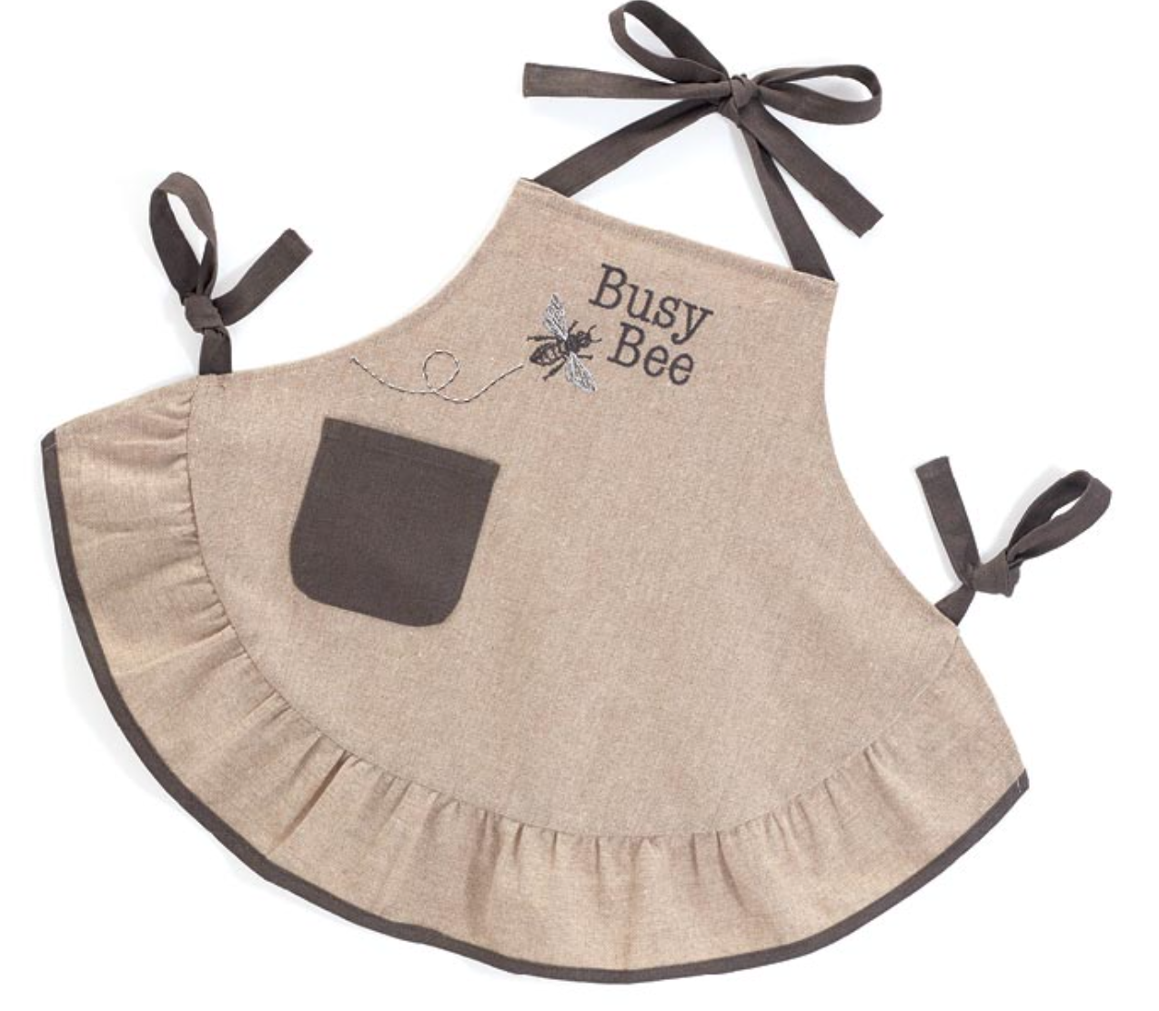 "Busy Bee" Child's Linen Apron