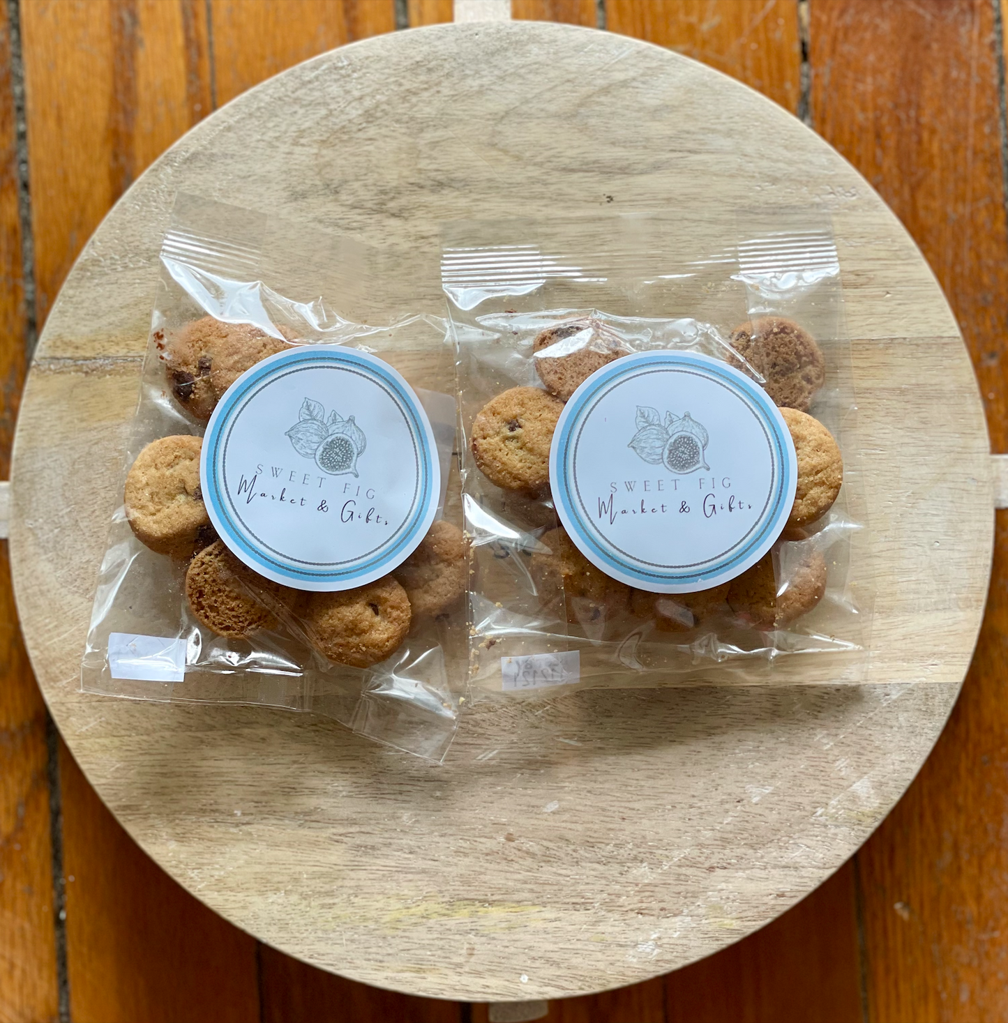 Sweet Fig Branded Chocolate Chip Cookies - 1 oz