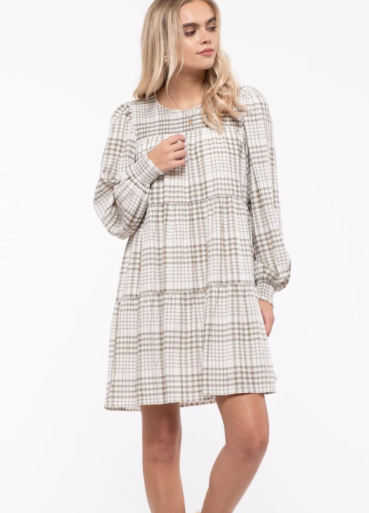 Maddie Checkered Dress