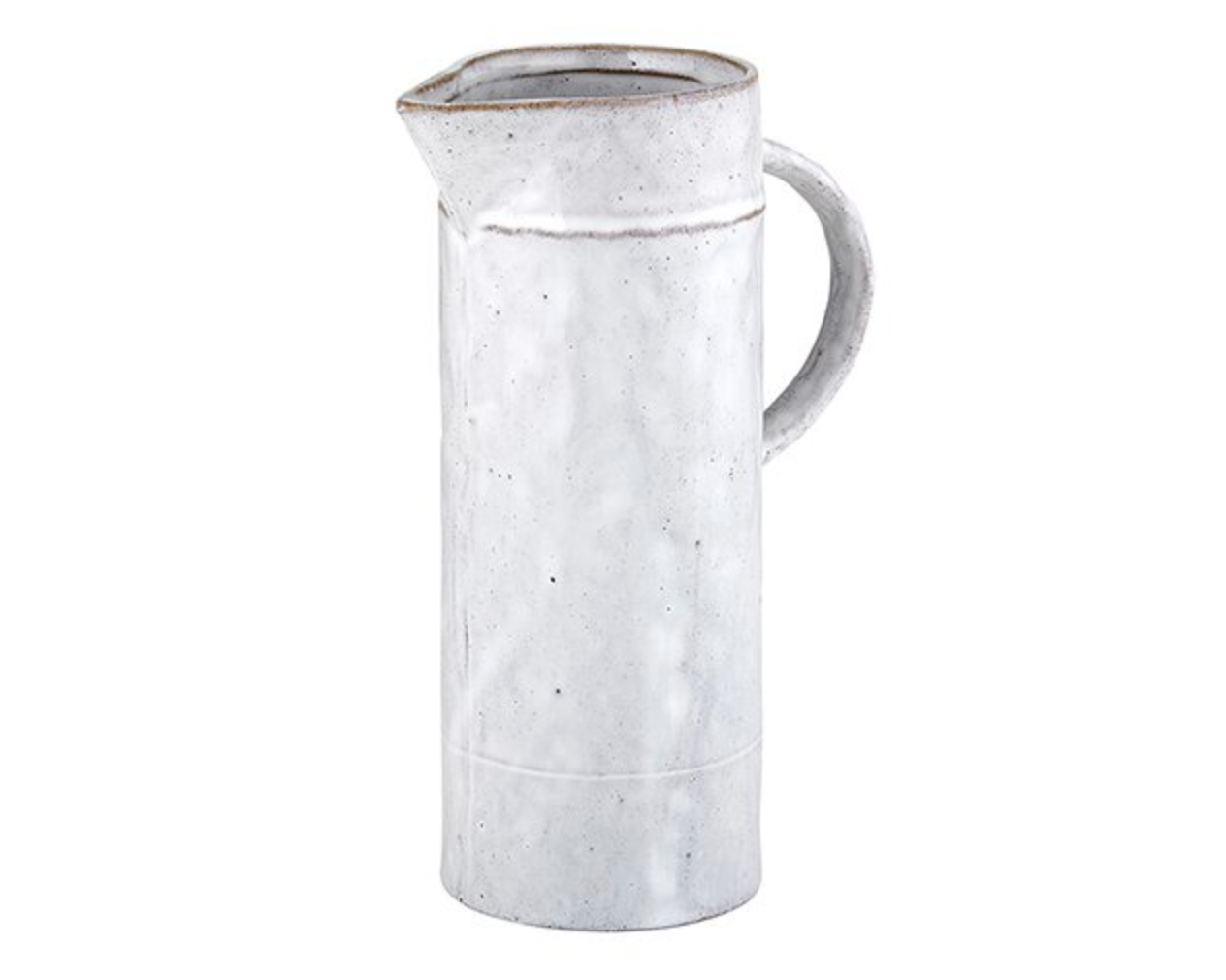 White Ceramic Pitcher