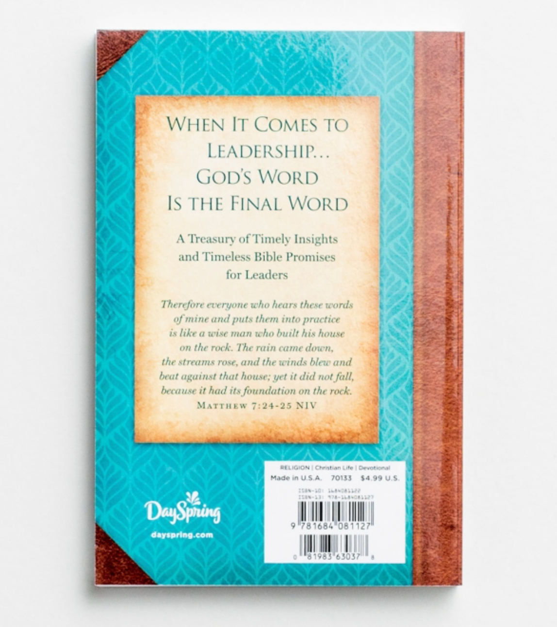 Pocketful of Bible Promises for Godly Leaders - Devotional Book