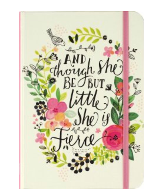 Though She Be But Little Floral Journal
