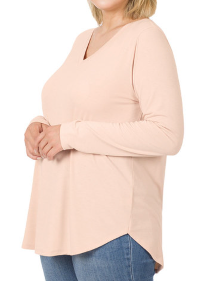 Casey Rounded Hem Top
