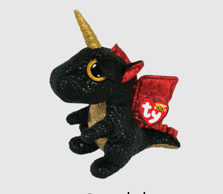 Grindal the Dragon with A Horn -  TY Beanie Babies
