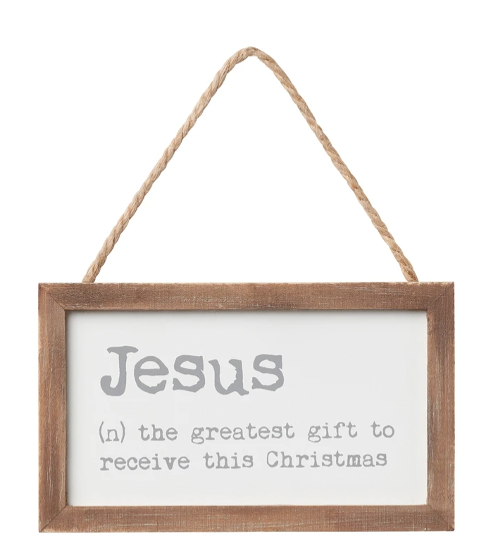 Jesus Defined Framed Ornament