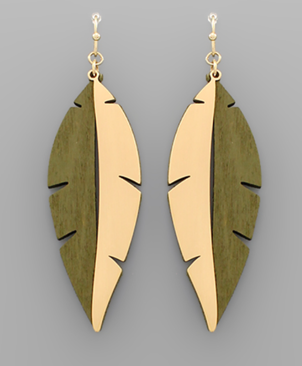 Skylar Leaf Earrings