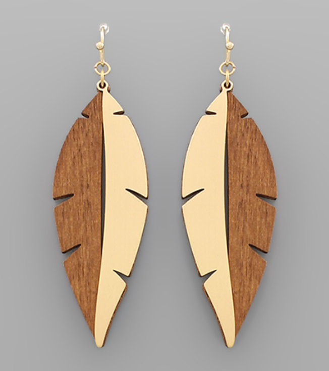 Skylar Leaf Earrings