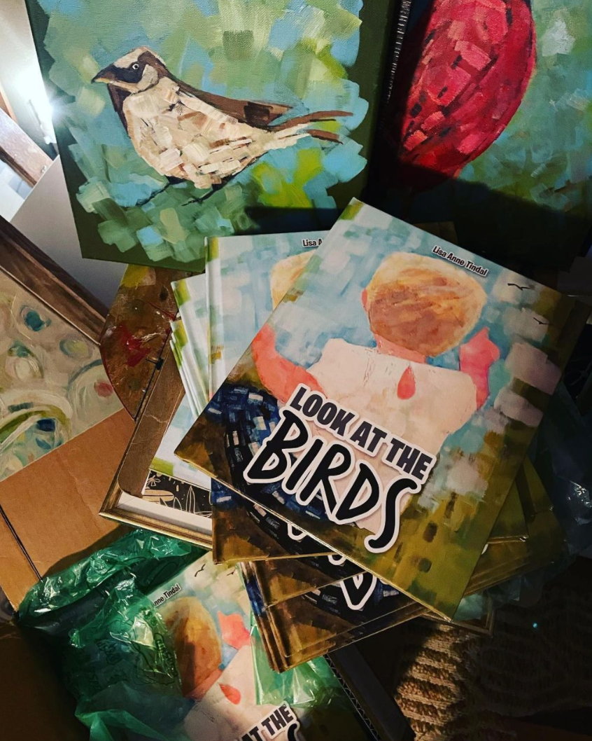 Look at The Birds Book By Local Artist Lisa Tindal