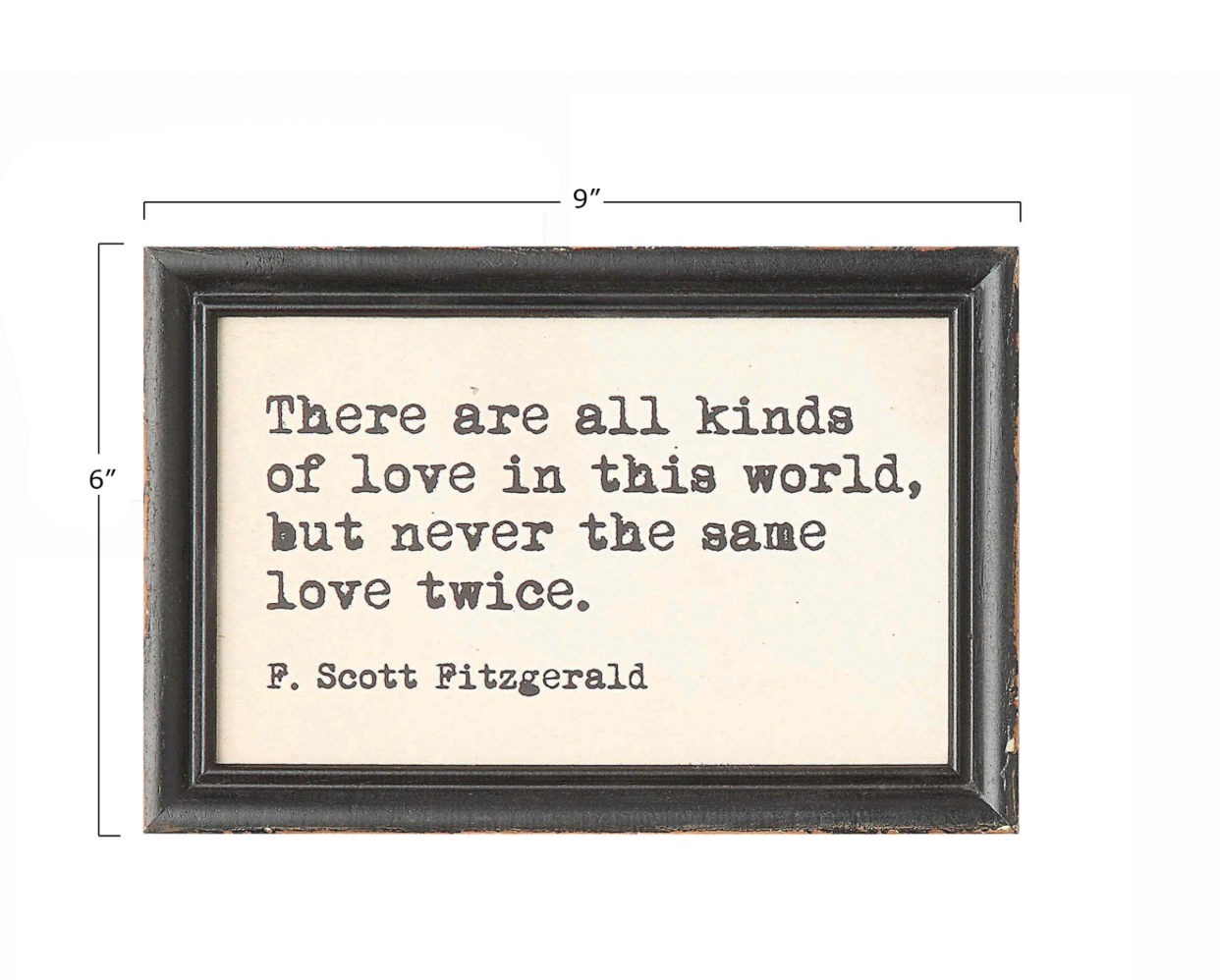 Quote Me Wood Framed Wall Decor
