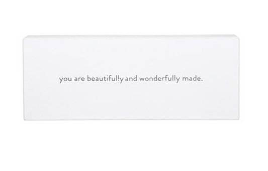 Wonderfully Made Sign