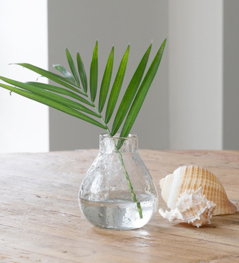 Dylan Organic Seeded Glass Vase