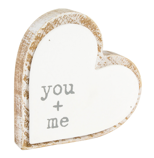 You and Me 3D Heart Sitter