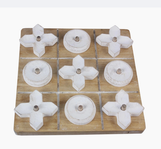 Wooden Tic Tac Toe Board