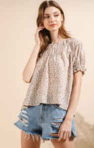 Wild About You Cream Top