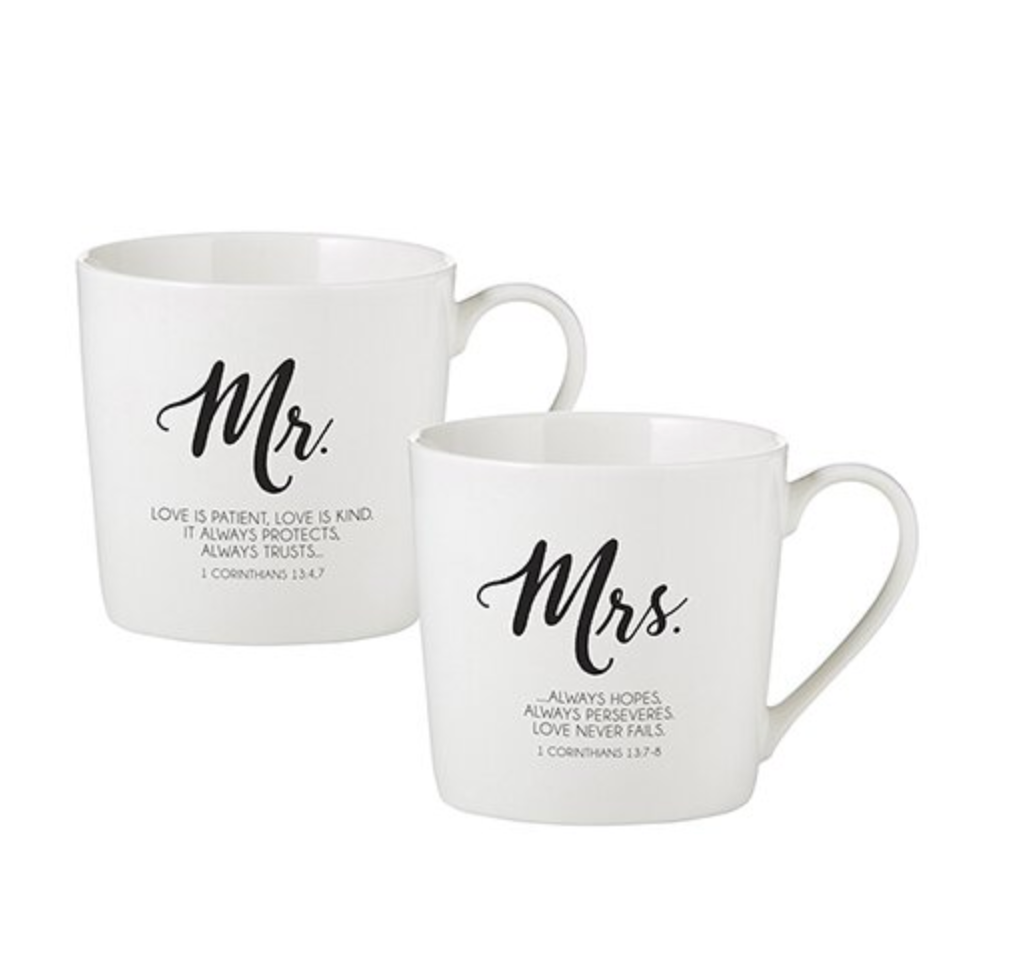 Mr & Mrs Cafe Mug Set